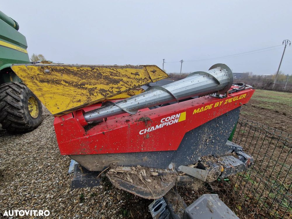 Ziegler ZIEGLER 12s CORN CHAMPION  Header porumb si ZIEGLER SWW 2wt Carucior transport - 3