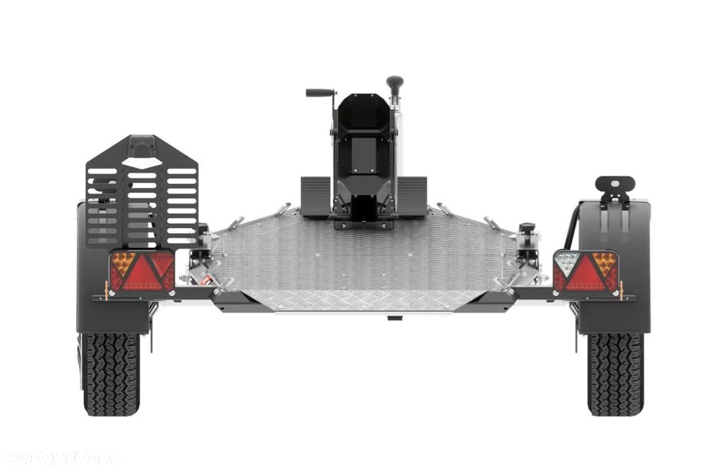 Lorries Przyczepa motocyklowa MT 2 BLACK EDITION na 2 motocykle składana uchylna 750kg - 6