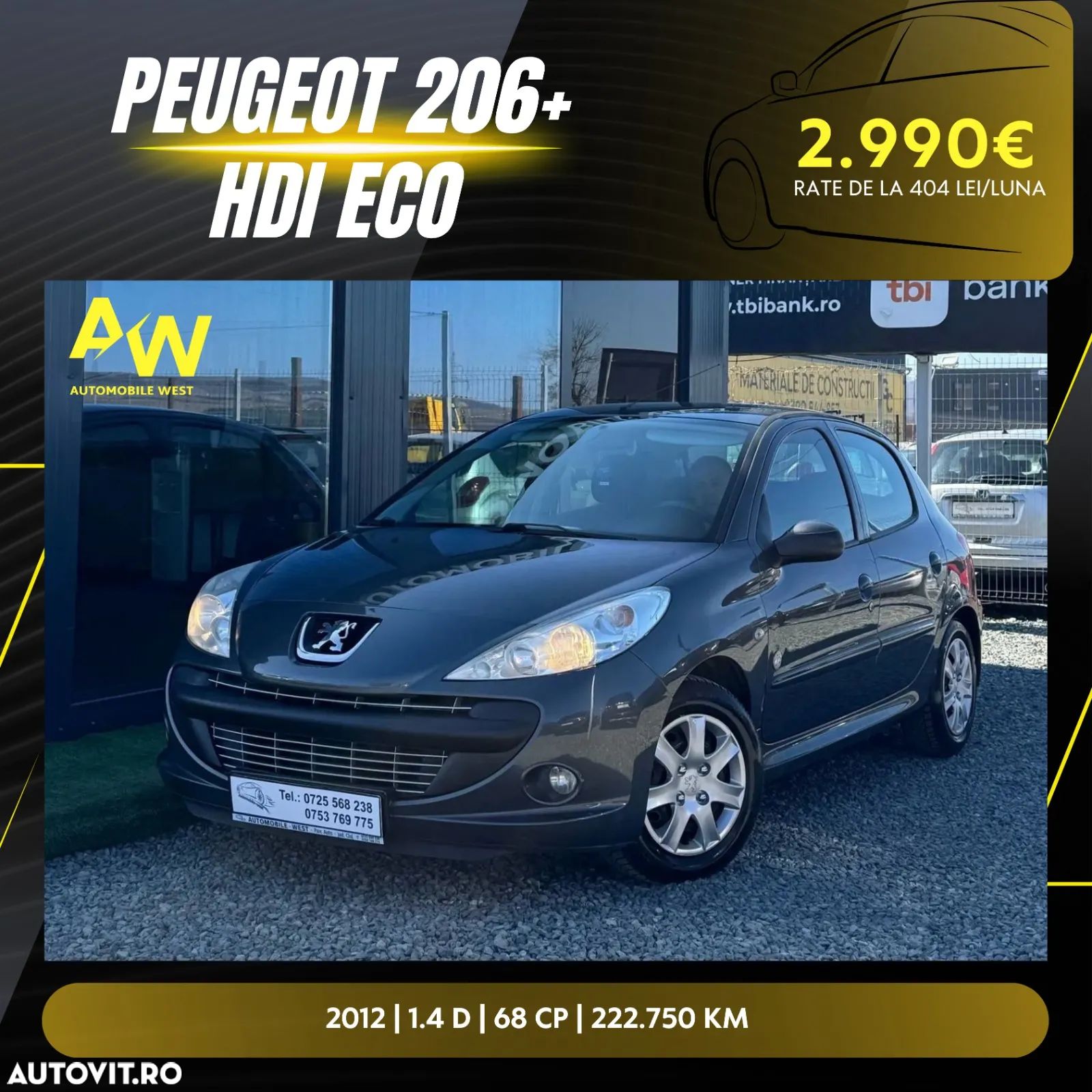 Peugeot 206 206+ HDi eco 70 FAP Generation - 1