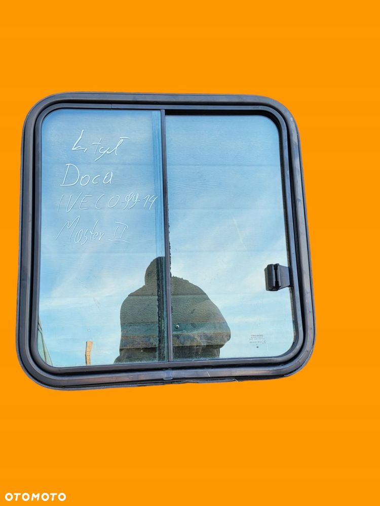 szyba tył doka dubel kabina iveco daily master ii iii iv movano a b nv400 - 1