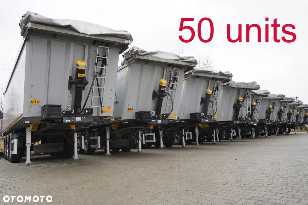 Wielton NW-3 / waga 6,2 t / poj. 38m3 / elek. dach / Teflon / 50 naczep r.2021 - 1