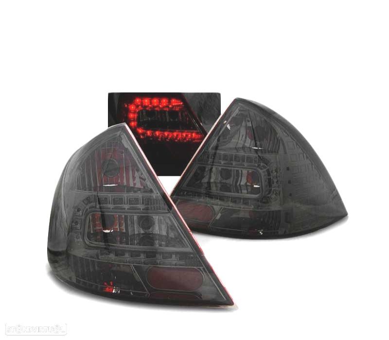 FAROLINS TRASEIROS LED FORD MONDEO MK3 00-07 SMOKED FUMADO ESCURECIDO - 1