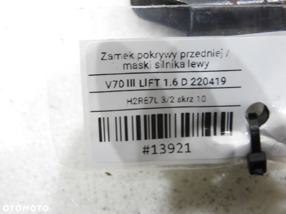 ZAMEK MASKI LEWY VOLVO V70 III 31298609 - 6