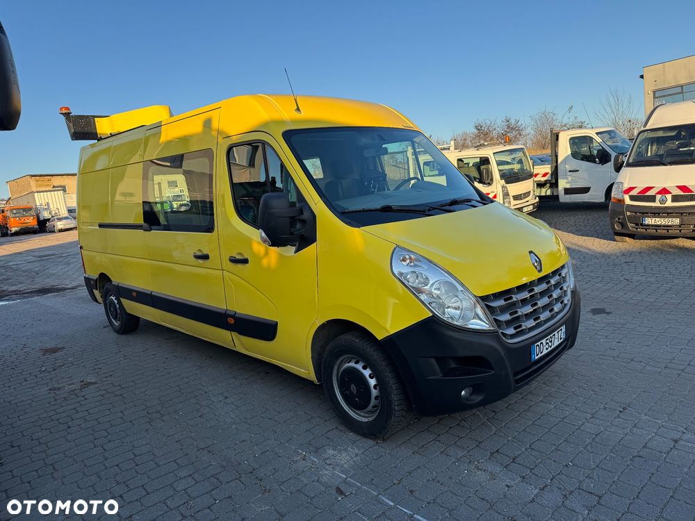 Renault Master 2xDrzwi Przesuwne 2014r. L3H2 Maxi Klima I wł. Tablica LED Roboty Drogowe Koguty - 12