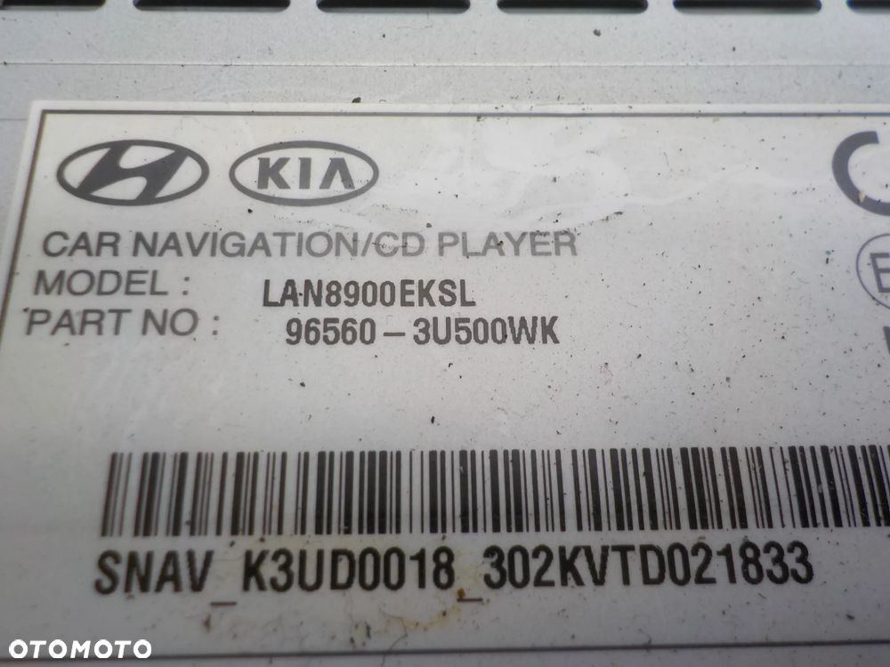 KIA SPORTAGE III RADIONAWIGACJA 96560-3U500WK - 4