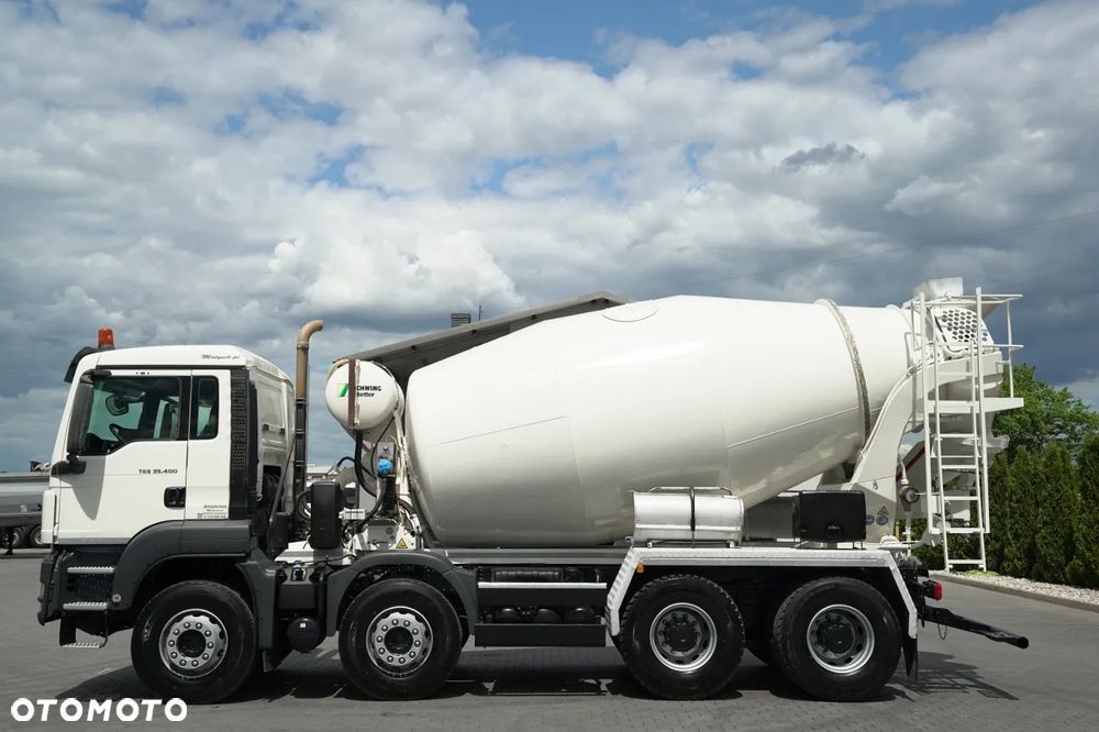 MAN TGS 35.400 / 8x4 / BETONOMIESZARKA / SCHWING STETTER / GRUSZKA 9 M3 / EURO 5 - 3