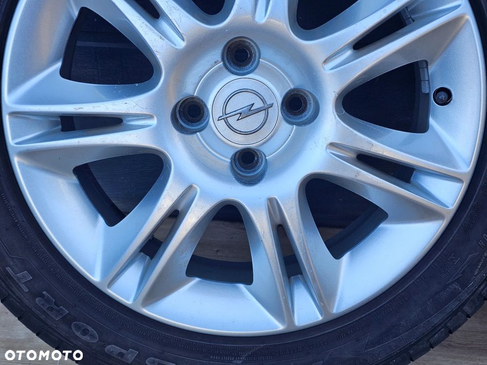 KOŁA FELGI ALUMINIOWE OPONY LETNIE OPEL CORSA D ASTRA H G MERIVA A 195/55/16 R 16 ET40 4X100 - 16