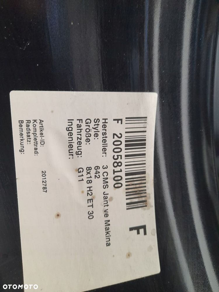Felga aluminiowa BMW 6867338 OE 642 8.0" x 18" 5x112 ET30 - 5