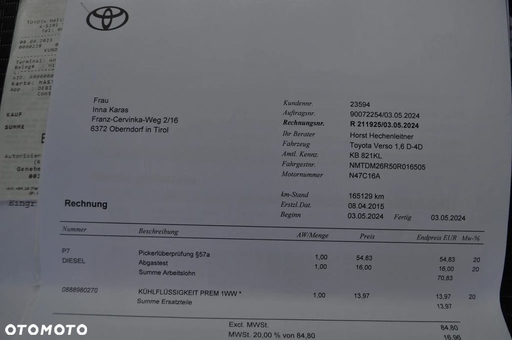 Toyota Verso 1.6 D-4D 5-Sitzer Start/Stop Comfort - 39