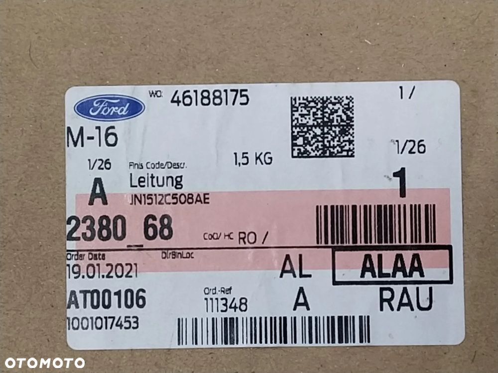 FORD ECOSPORT CR6 2017- 1.0 WIĄZKA INSTALACJA KABLE PRZEWODY SILNIKA ZASPÓŁ PRZEWODÓW NOWY ORYGINAŁ - 13