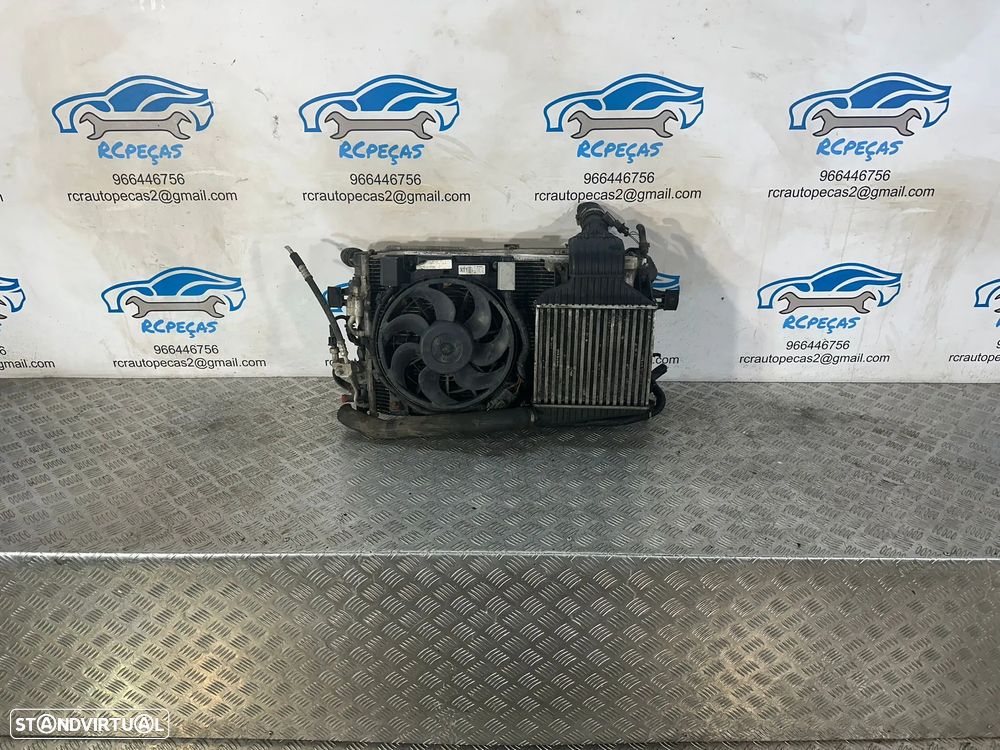 Conjunto Radiadores Agua Intercooler AC Ar Condicionado Opel Astra H 1.7 CDTi Z17DTH - 1