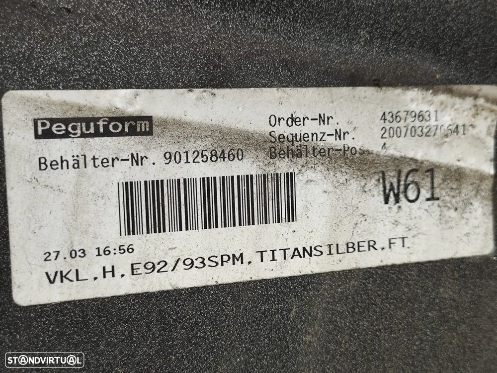 Parachoques Original Trás Traseiro BMW Serie 3 92 Coupe Pack M Sensores de Estacionamento - 11