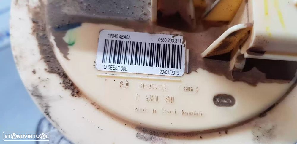 SENSOR DE COMBUSTÍVEL NISSAN QASHQAI II TODO TERRENO, FECHADA 2015 -170404EA0A - 4