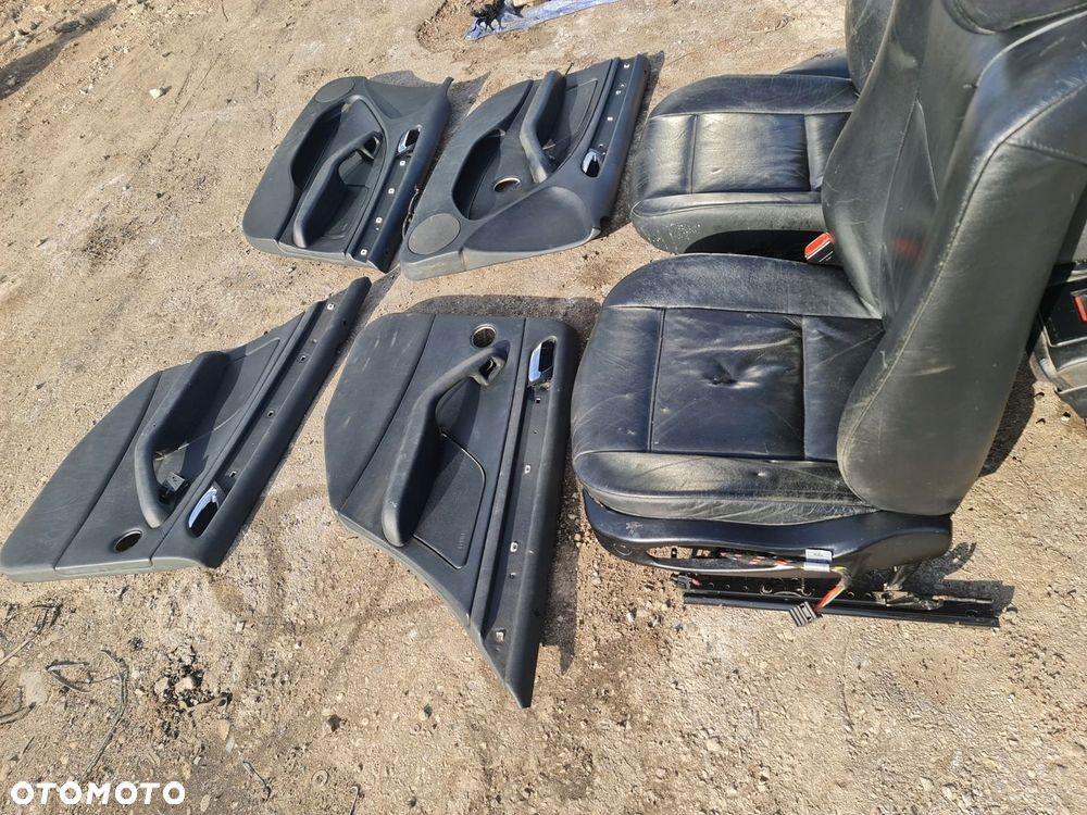 FOTEL FOTELE KANAPA BOCZKI SKÓRA0 BMW E46 KOMBI - 3