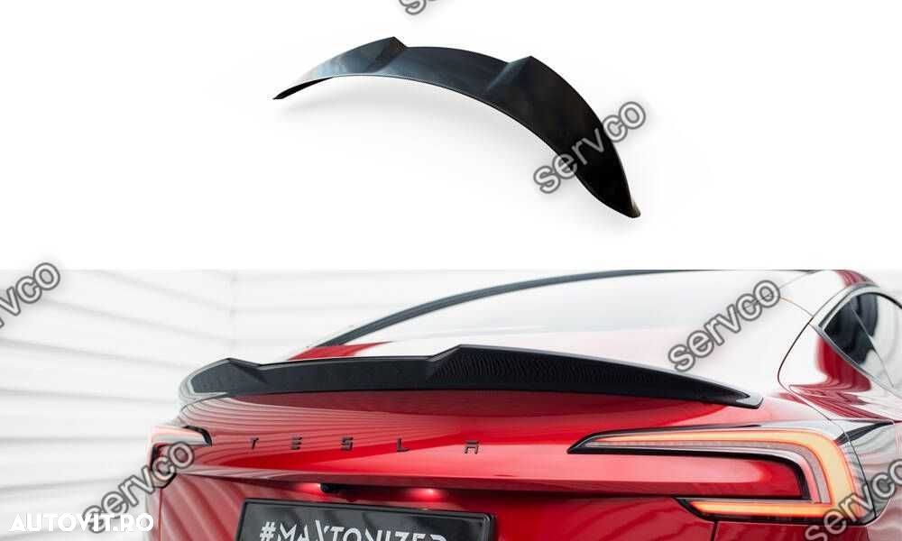 Eleron spoiler cap Tesla Model 3 2017- v4 - Maxton Design