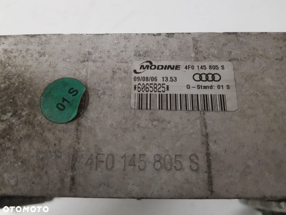 CHŁODNICA INTERCOOLER Z CZUJNIKIEM CIŚNIENIA 038906051C AUDI A6 C6 2.0 TDI 2.0 TFSI 4F0145805S 2004- - 3