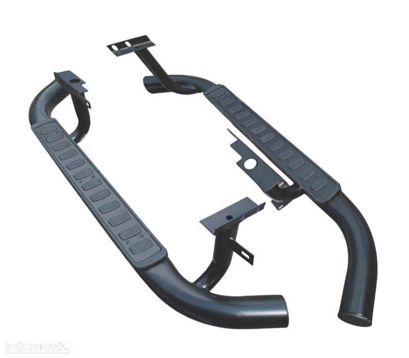 ESTRIBOS LATERAIS LAND ROVER DEFENDER 90 83-16 PRETO - 2