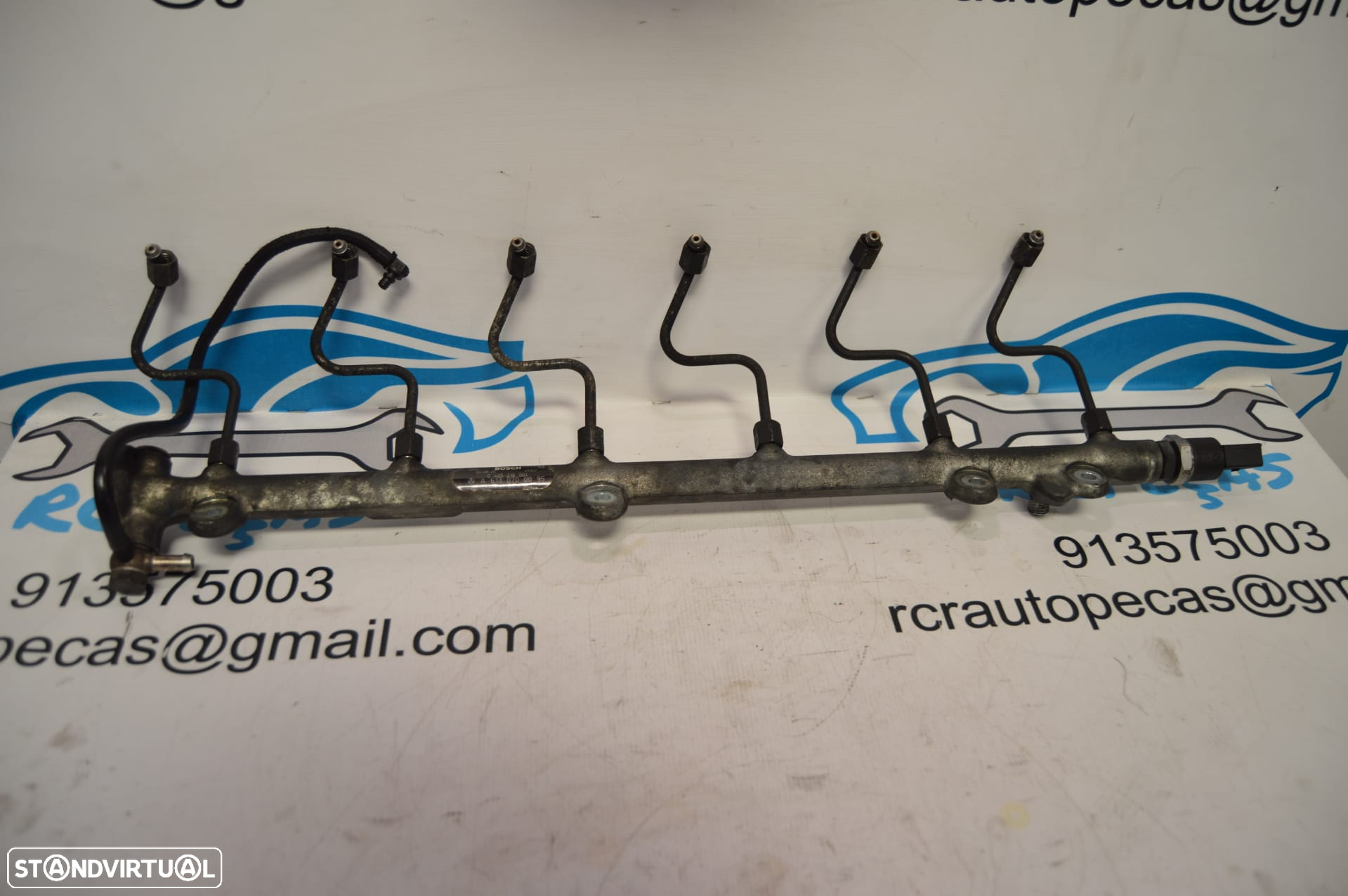 REGUA INJETOR INJETORES INJECTOR INJECTORES 0445216004 A6130700095 6130700095 MERCEDES BENZ CLASS S W220 S320 CDI 197CV OM602982 602982 - 3