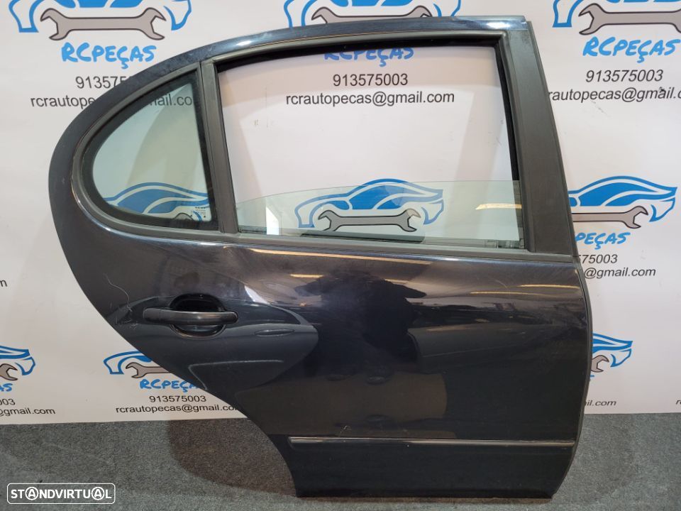 PORTA TRASEIRA TRÁS DIREITA SEAT LEON 1M FECHO ELEVADOR MOTOR PUXADOR VIDRO - 1
