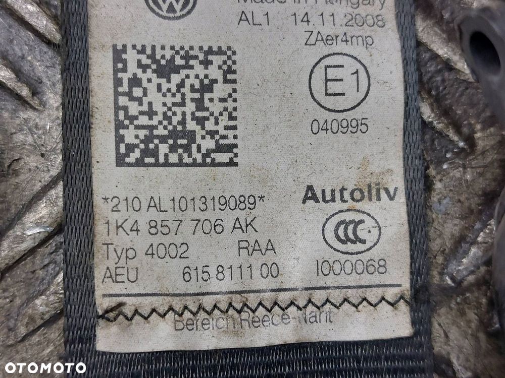 ZESTAW AIRBAG KOKPIT DESKA PODUSZKI PASY MODUŁ GOLF VI 5K0880201D - 14