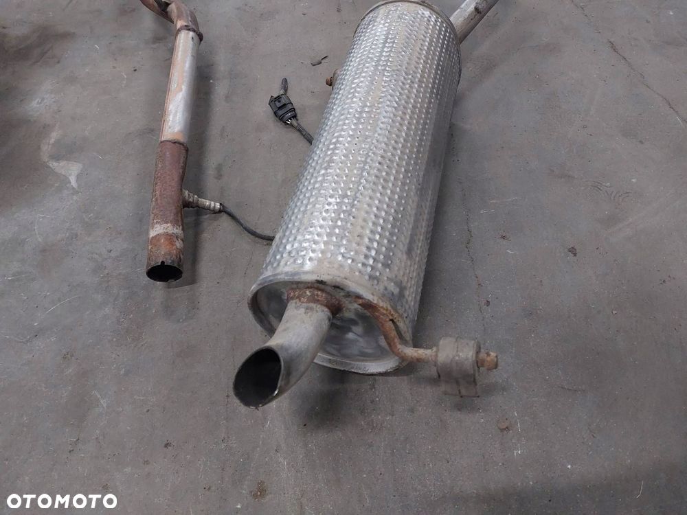 TŁUMIK WYDECH KOMPLET KOŃCOWY ŚRODKOWY KATALIZATOR PUSTY POLO IV 1.4 B - 3