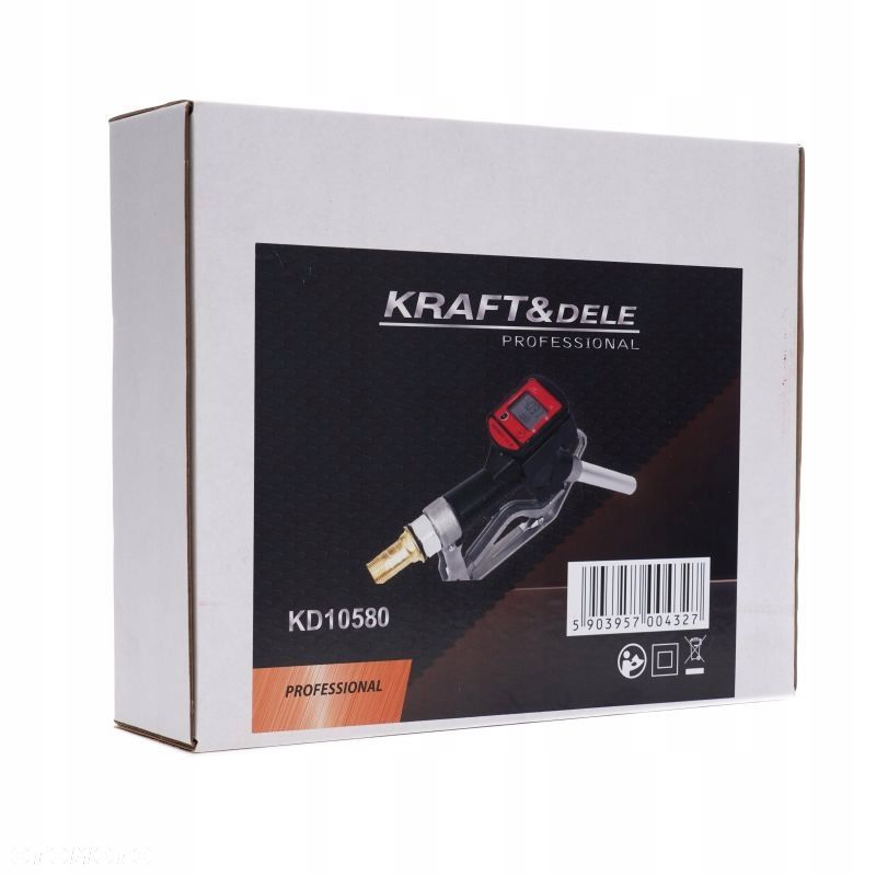KRAFTDELE PISTOLET DO TANKOWANIA PALIW NYPEL KRÓCIEC 1" NA WĄŻ KD10580 - 11