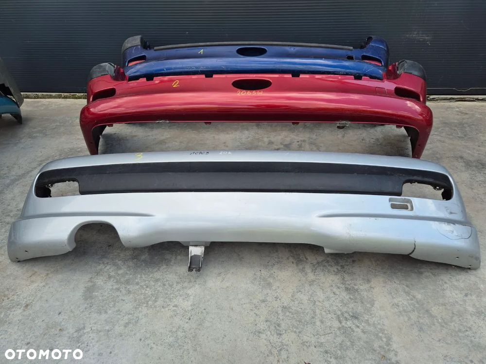 ZDERZAK TYŁ TYLNY PEUGEOT 206 KOMBI - 2