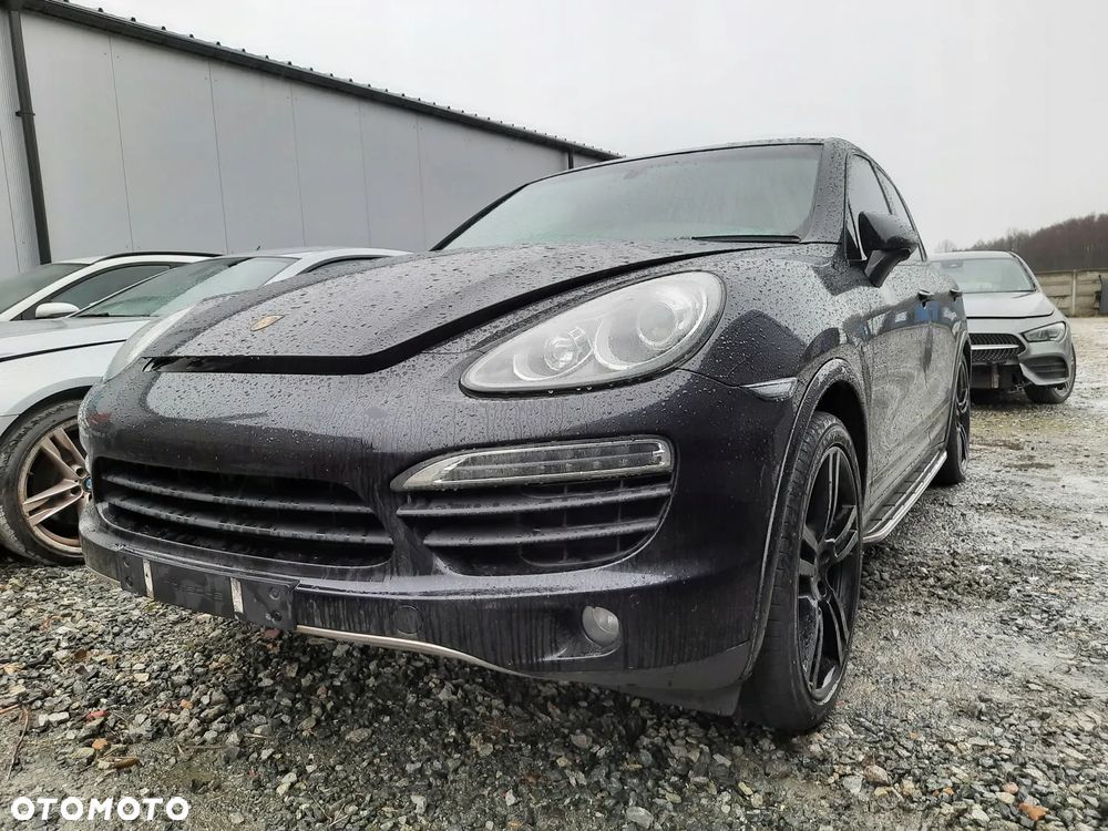 Porsche Cayenne II 7P PRZÓD MASKA ZDERZAK BŁOTNIKI PAS LAMPY C9X - 2