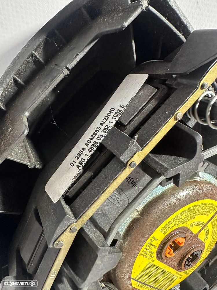 .Airbag Volante Guiador Original Ford Fiesta 5 MK5 2S6AA042B85ALZHHD 2002 - 2008 - 8