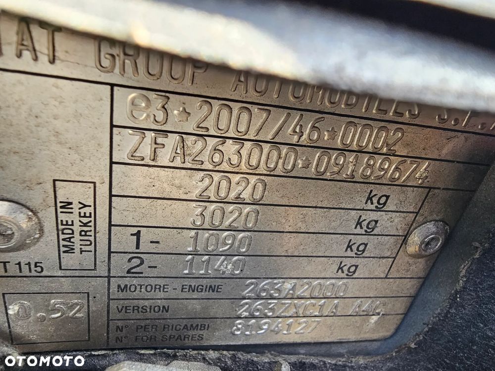 Fiat DOBLO CHLODNIA MROZNIA CARRIER+230V TEM - 18 C  EURO5 - 7