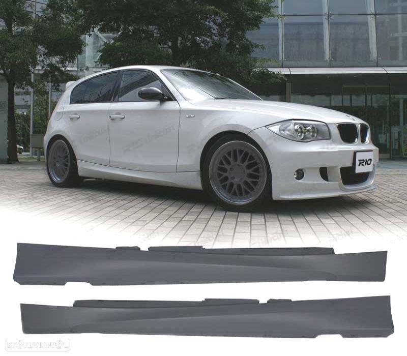 EMBALADEIRAS LATERAIS BMW E87 04-11 LOOK M - 1