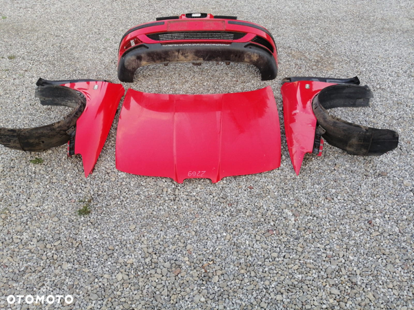 Maska pokrywa silnika zderzak błotnik SEAT TOLEDO 2 II LEON 1 I 1999- 2004 CZERWONA LP3G