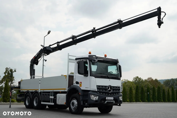 Mercedes-Benz / AROCS 2640 / 6x4 / SKRZYNIOWY - 6,5 M / HDS HIAB XS 144 / wysów: 12,5 M / EURO 6 / STEROWANIE RADIOWE / ROTATOR / OPONY 100 % /