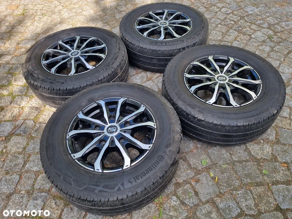 Koła Felgi aluminowe 16 OZ MSW 48 VAN/ opony letnie Continental Van Contact Eco 235/65/16C Ford Kamper Bus - 9