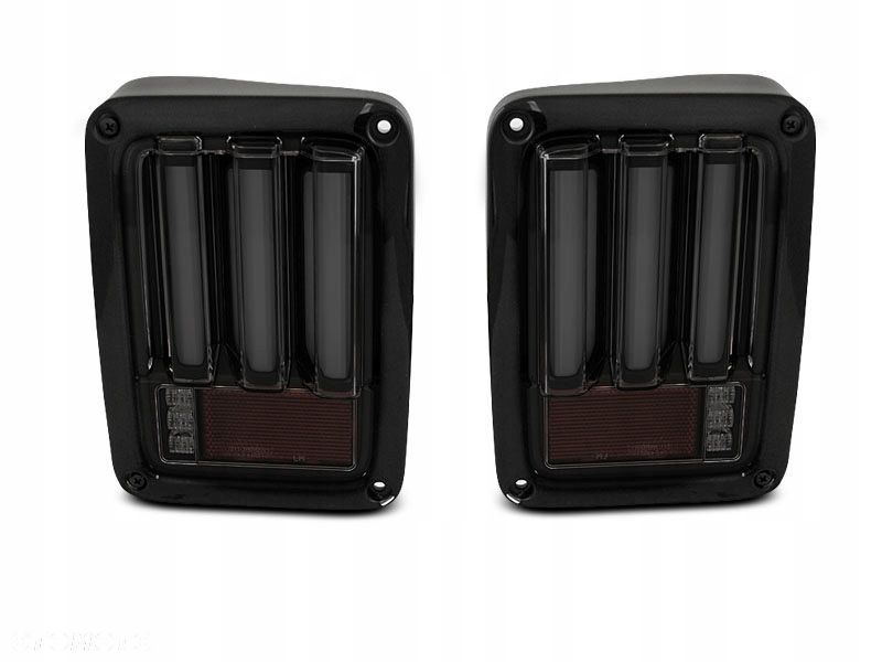 LAMPY DIODOWE JEEP WRANGLER JK 07-18 SMOKE LED - 1