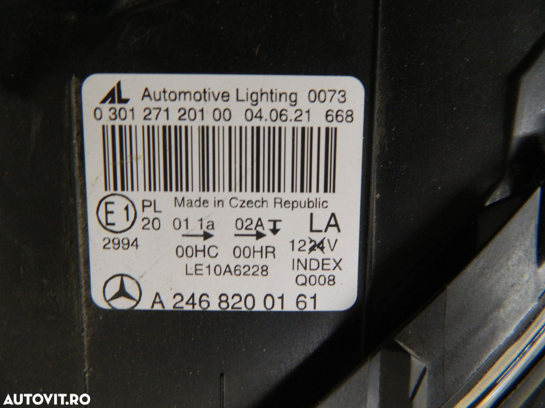 Far stanga Mercedes B-Class W246 Halogen, 2011, 2012, 2013, 2014, cod origne A2468200161. - 7