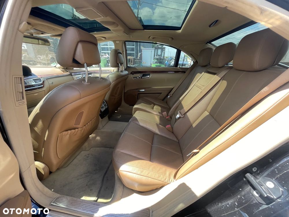 Mercedes Benz W221 LONG FOTELE BOCZKI 204 Skóra - kolor brązowy - 14