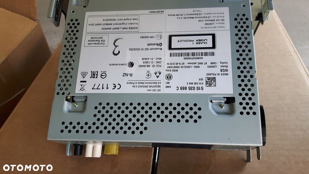 VW AUDI SEAT MODUŁ CZYTNIK INFORMACJI 510035869 C - 2