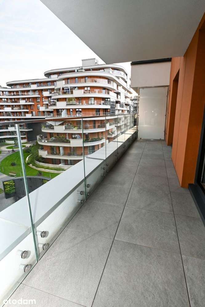 2 Pokoje Kraków Wiślane Tarasy balkon