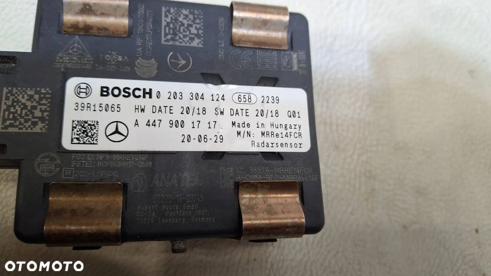 radar czujnik distronic mercedes a447 w447 vito a4479001717 - 4