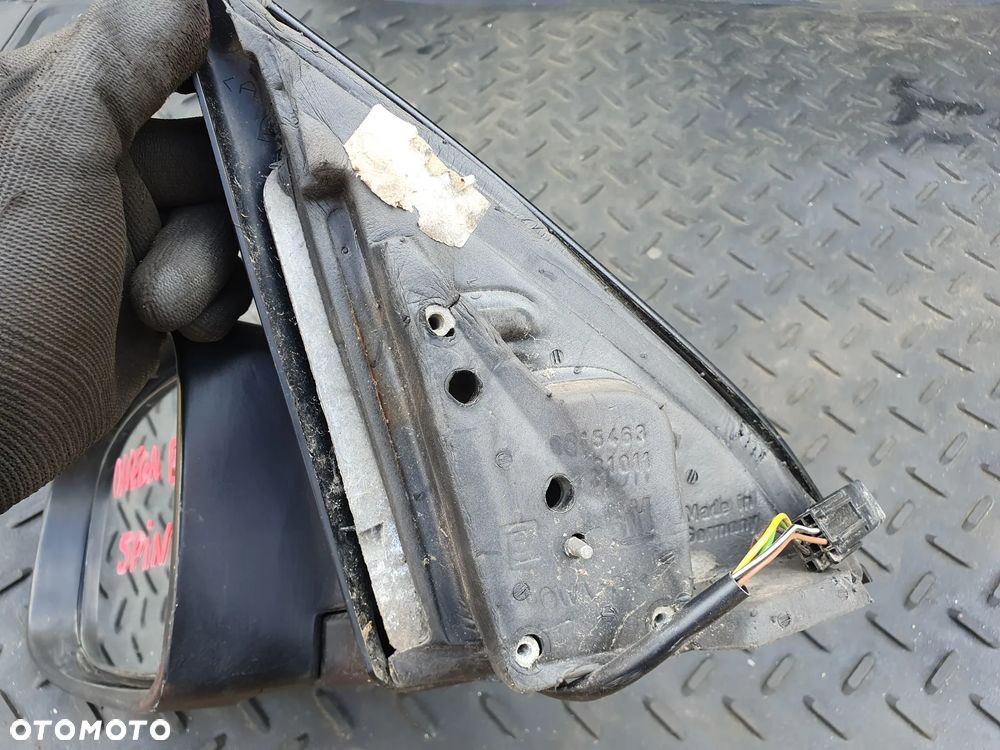 OPEL OMEGA B LUSTERKO ZEWNĘTRZNE LEWE ELEKTRYCZNE 5PIN E1010357 SZARE - 4
