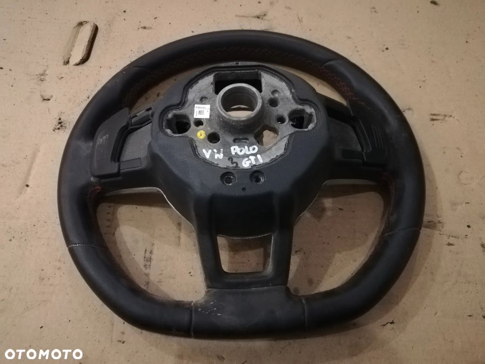 KIEROWNICA VW POLO GTI SKÓRA MULTIFUNKCJA ŁOPATKI - 2