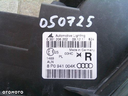 AUDI A3 8P 03-07 PRAWA PRZEDNIA LAMPA ORYGINAŁ 8P0941004K - 11