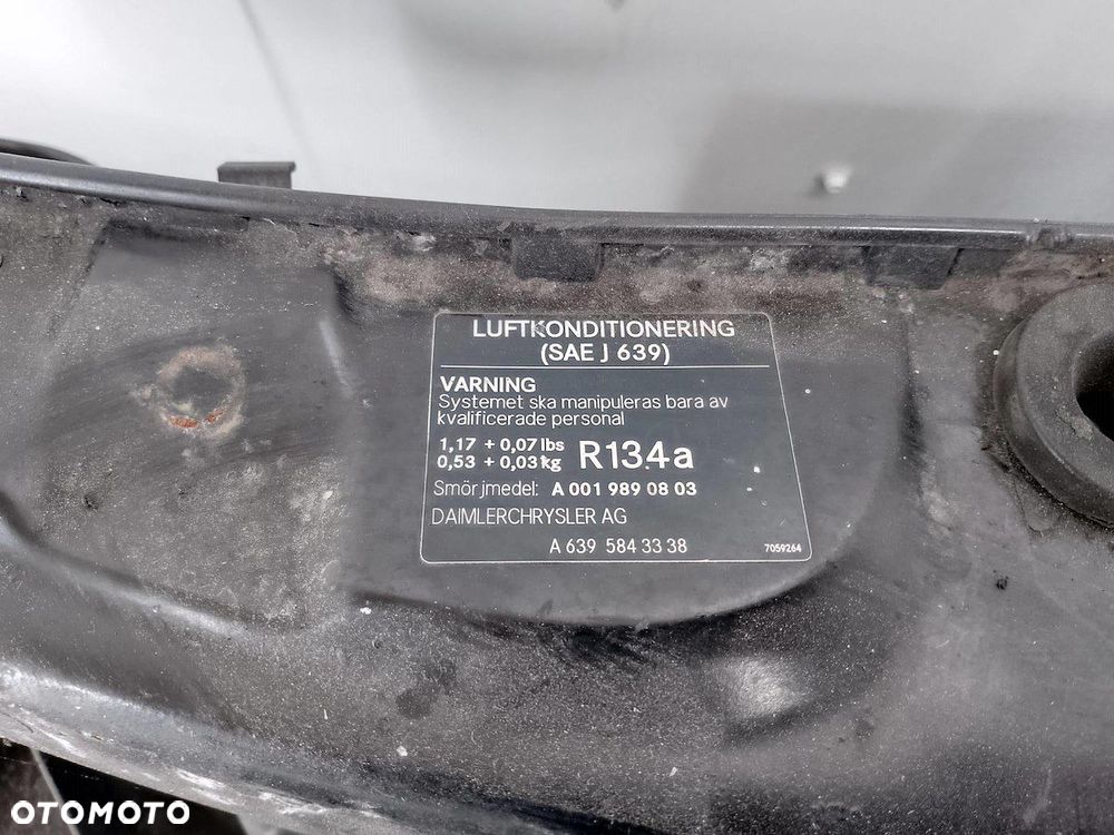 PAS PRZÓD, WZMOCNIENIE CZOŁOWE MERCEDES VITO 639 A6395843338 2.2 CDI - 7