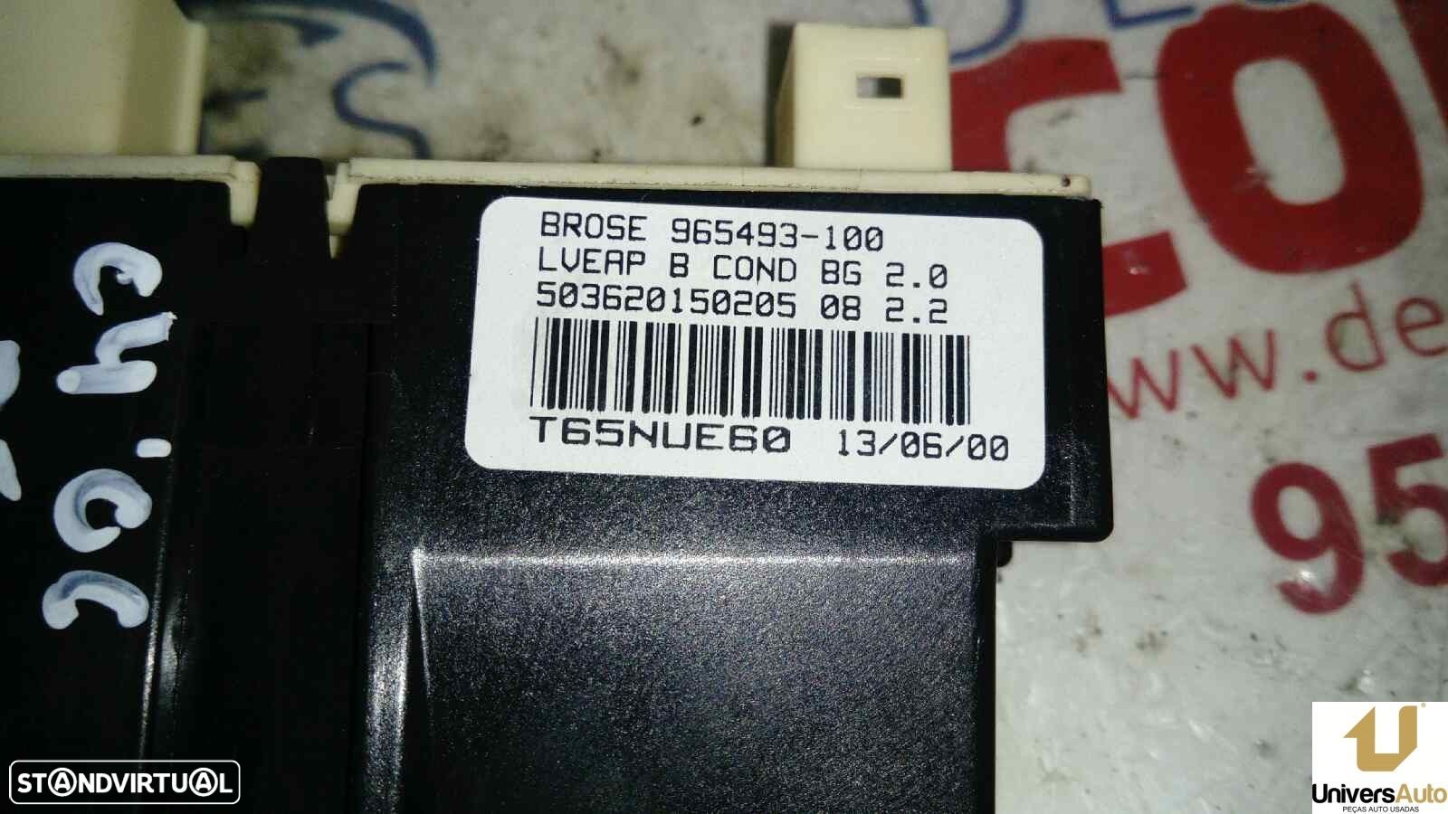 MOTOR ELEVADOR DE VIDRO FRONTAL ESQUERDO CITROEN C4 COUPÉ 2010 -9681575280 - 1