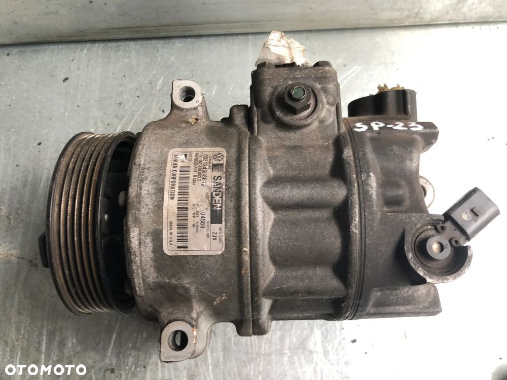 SP-23. Kompresor Sprężarka Klimatyzacji 6PK 1K0820803S Volkswagen Seat Audi Skoda 1.9 2.0 TDI -Wysyłka - 1