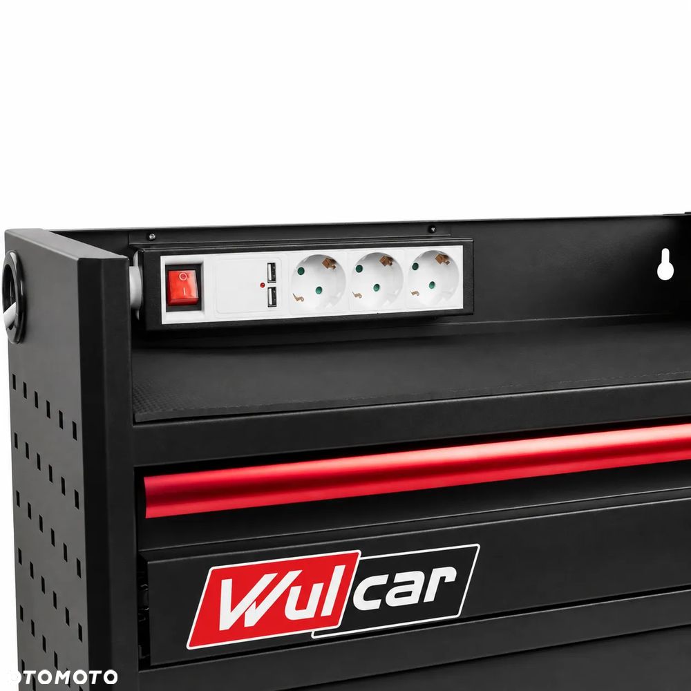 Szafka wisząca z szufladą na elektronarzędzia Milwaukee Makita z gniazdem 230V FR9271W - 8