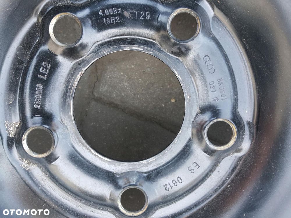 AUDI A4 B8 08-16r A5 8T KOŁO DOJAZDOWE 19 5X112 8K0601027D - 5