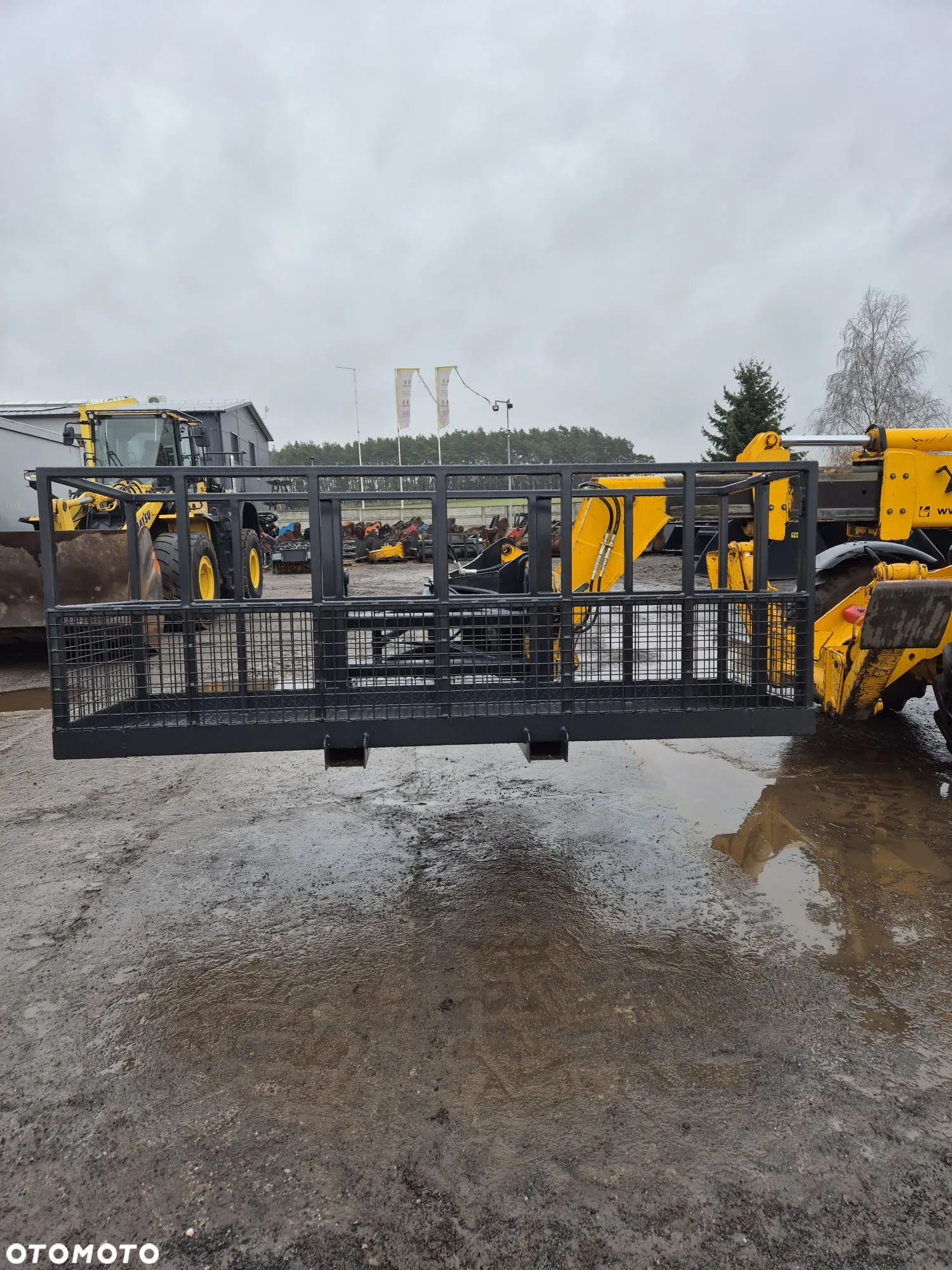 Kosz narzędziowy +Obrotnica kosza KOMPLET JCB 4m ładowarka 531-70, 540-170 , 530-70 , 536-60 - 2