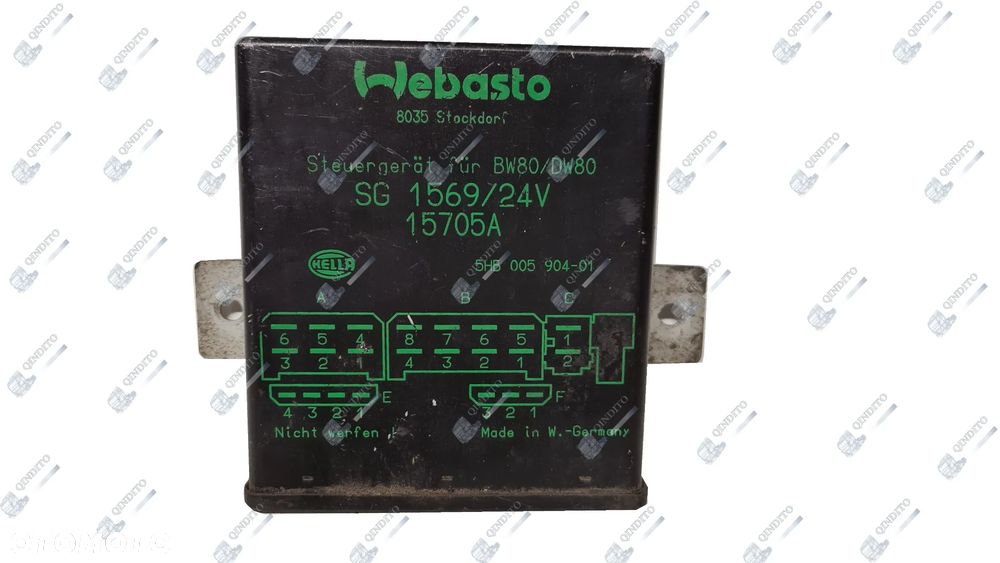 KASETA OGRZEWANIE WEBASTO 5HB00590401 DW80 15705A - 1